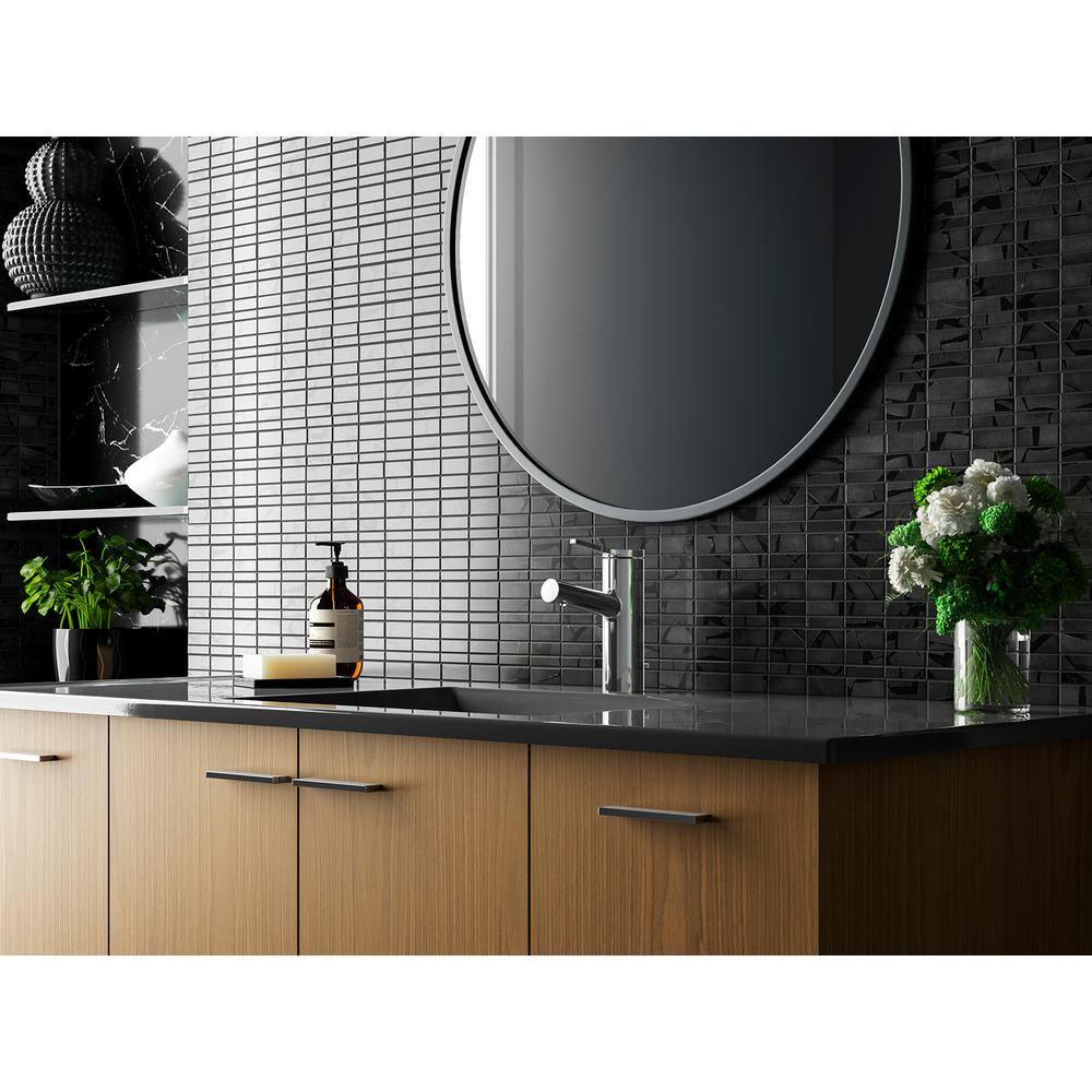 Kohler Elate Single-Handle Bathroom Faucet with Pop-Up Drain Assembly, One Hole Bathroom Sink Faucet, 1.2 gpm