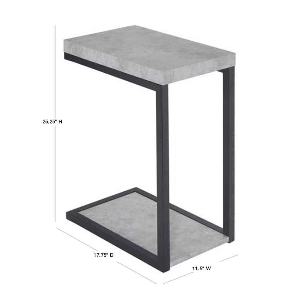 Coaster Furniture Coaster Furniture Beck Engineered Wood C-Shape Sofa Side Table