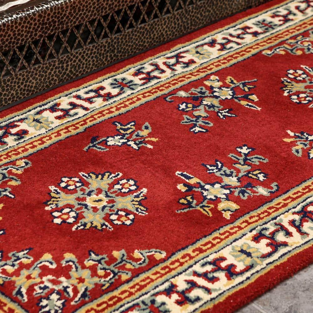 World Menagerie Geloff Hand Tufted Wool Oriental Rug