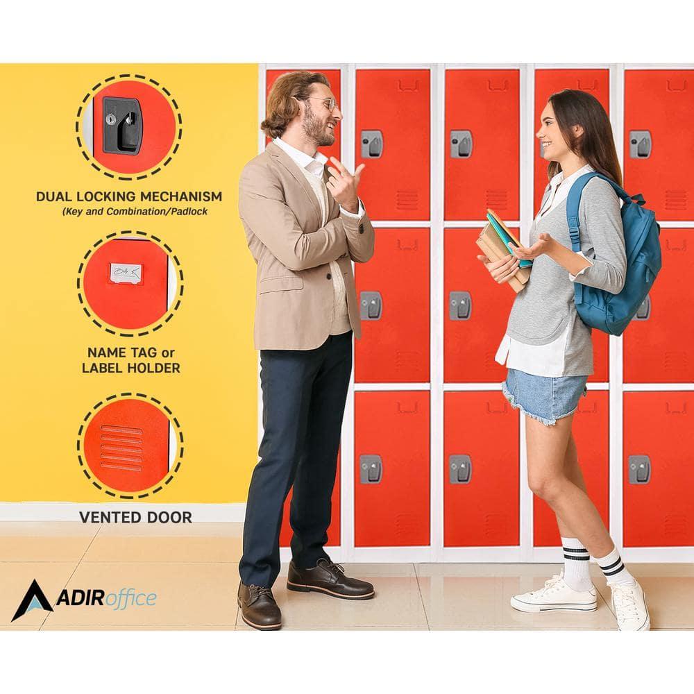 AdirOffice 3 - Tier 3 - Sections 12" Wide Storage Locker