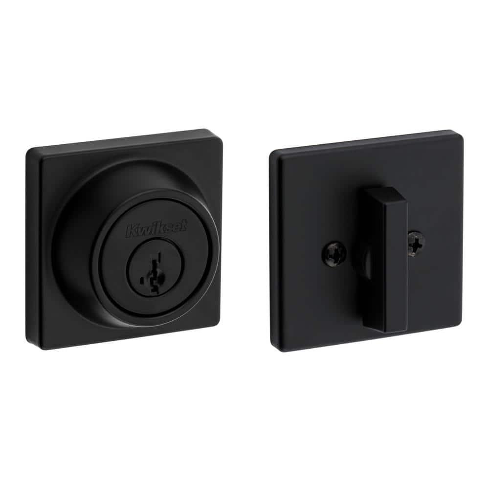 Single Cylinder Deadbolt with Square Rosette