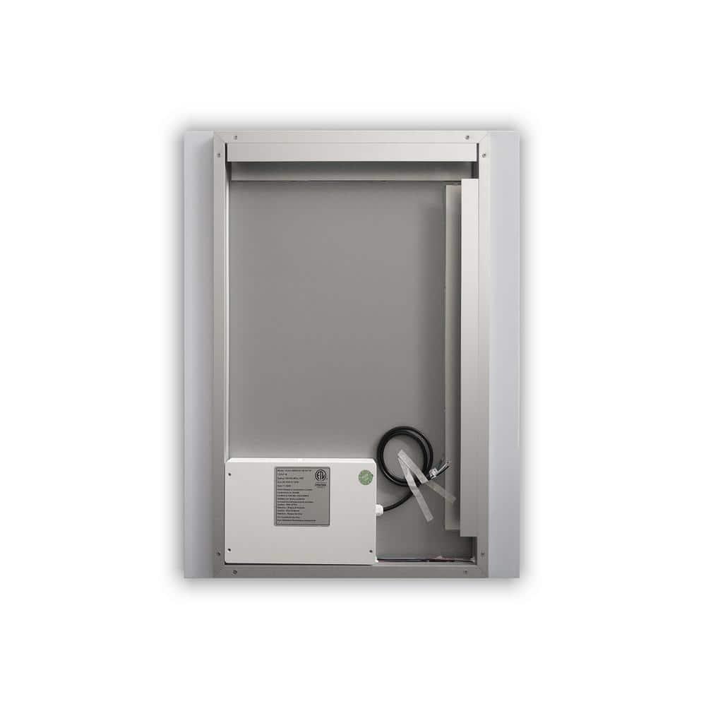 Altair Design Cosenza 24” Rectangle Frameless Modern LED Bathroom Vanity Mirror