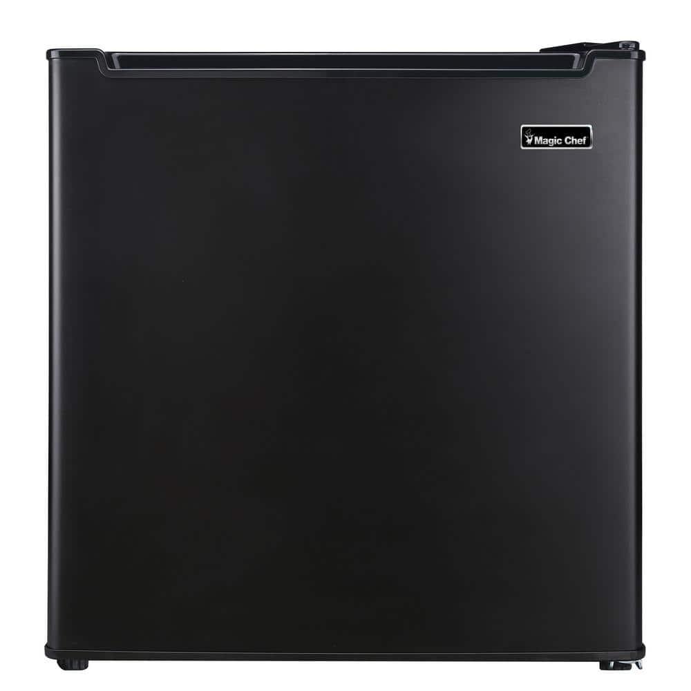 Magic Chef 1.7 Cubic-ft Manual Defrost Refrigerator (Black)