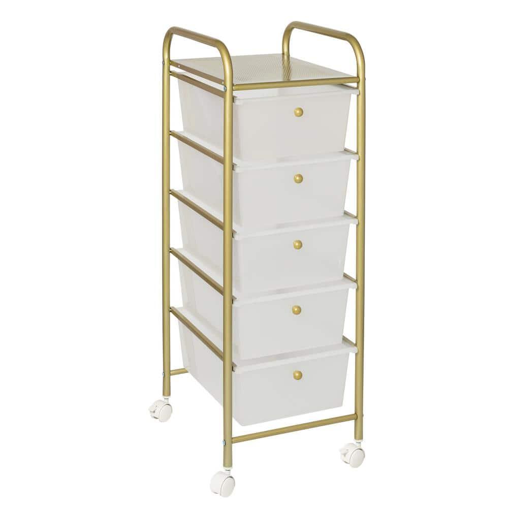 Rebrilliant Neysa 12.6'' W Utility Cart with Wheels