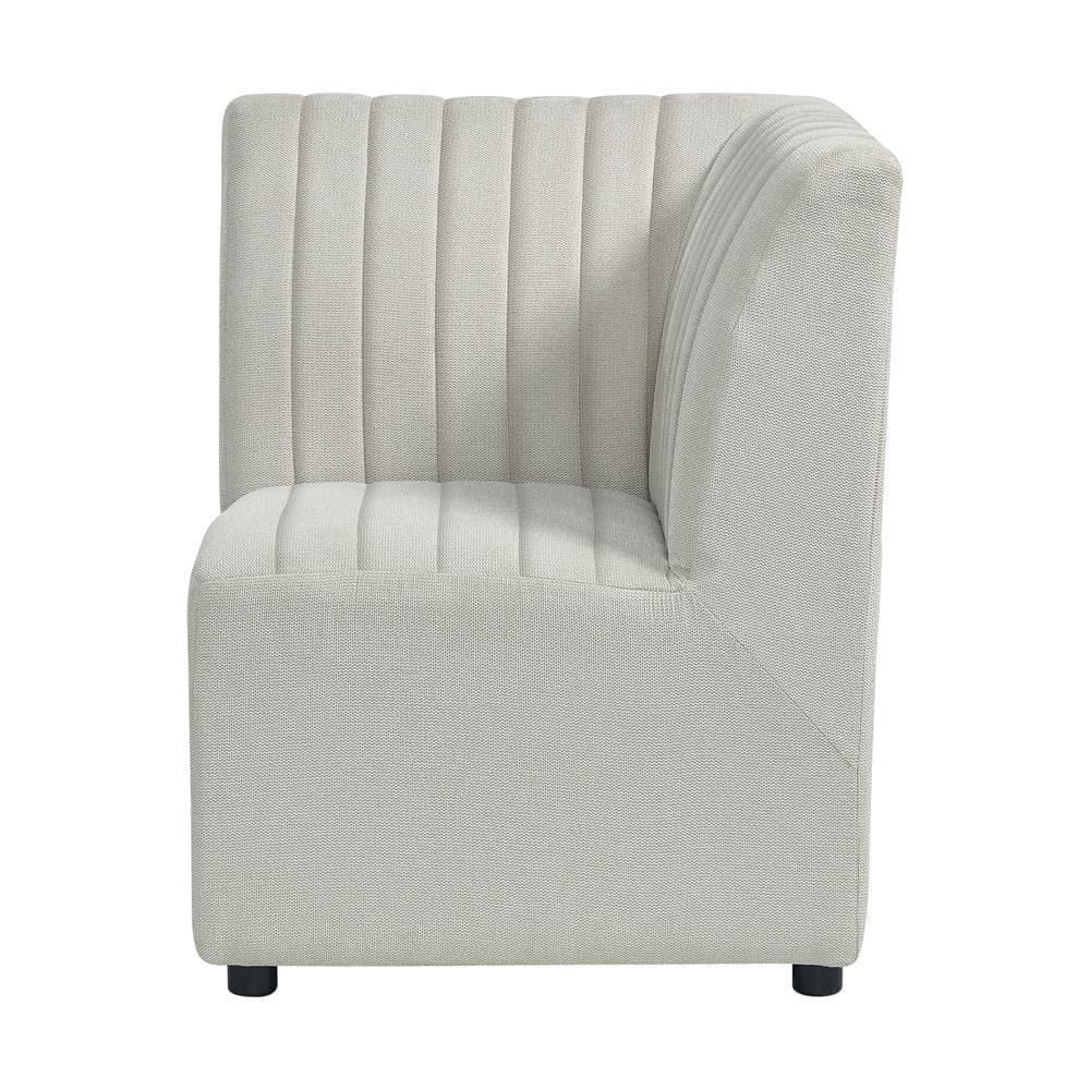 Picket House Furnishings Rizzo Dining Corner Chair in Beige Linen