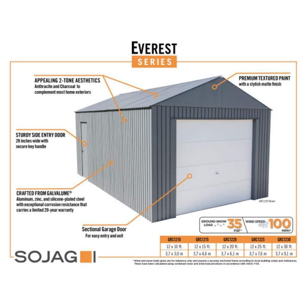 Sojag Everest Metal Garage Shed