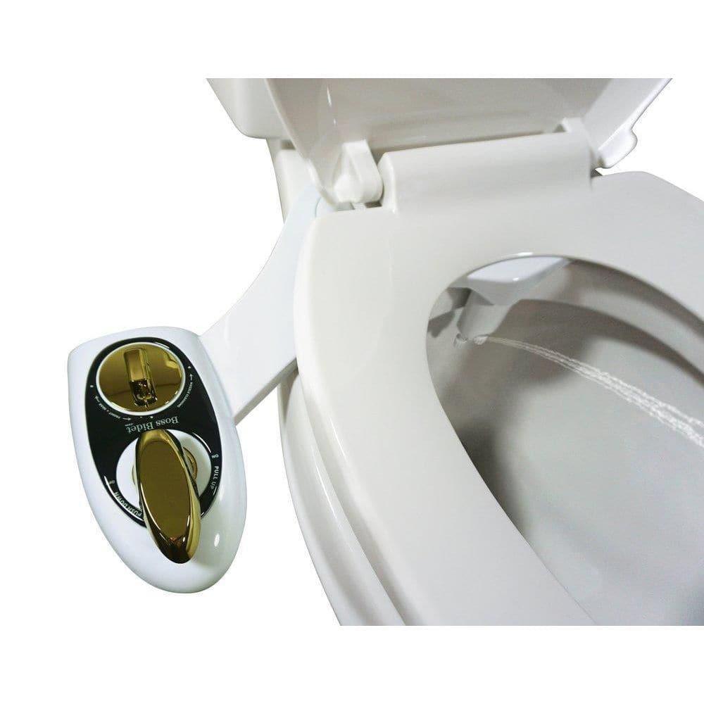 Bold White Bidet Toilet Attachment with Dual Nozzles
