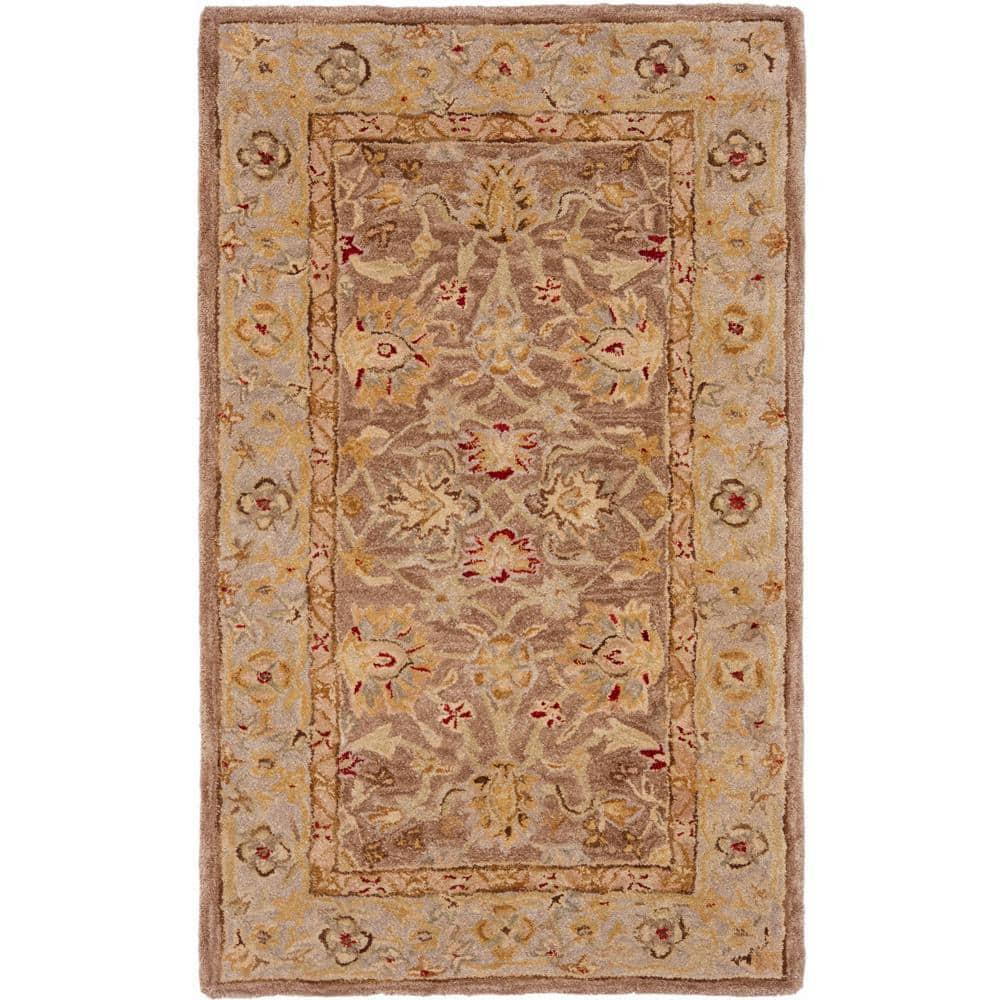 Anatolia AN522 Hand Tufted Indoor Accent Rug - Tan/Ivory - 3'x5' - Safavieh