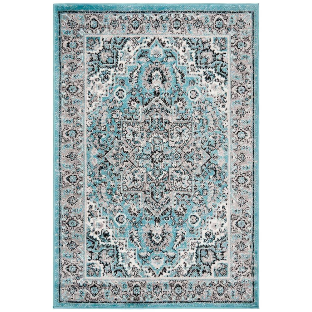 Skyler SKY126 Power Loomed Accent Rug - Blue/Ivory - 3'x5' - Safavieh.