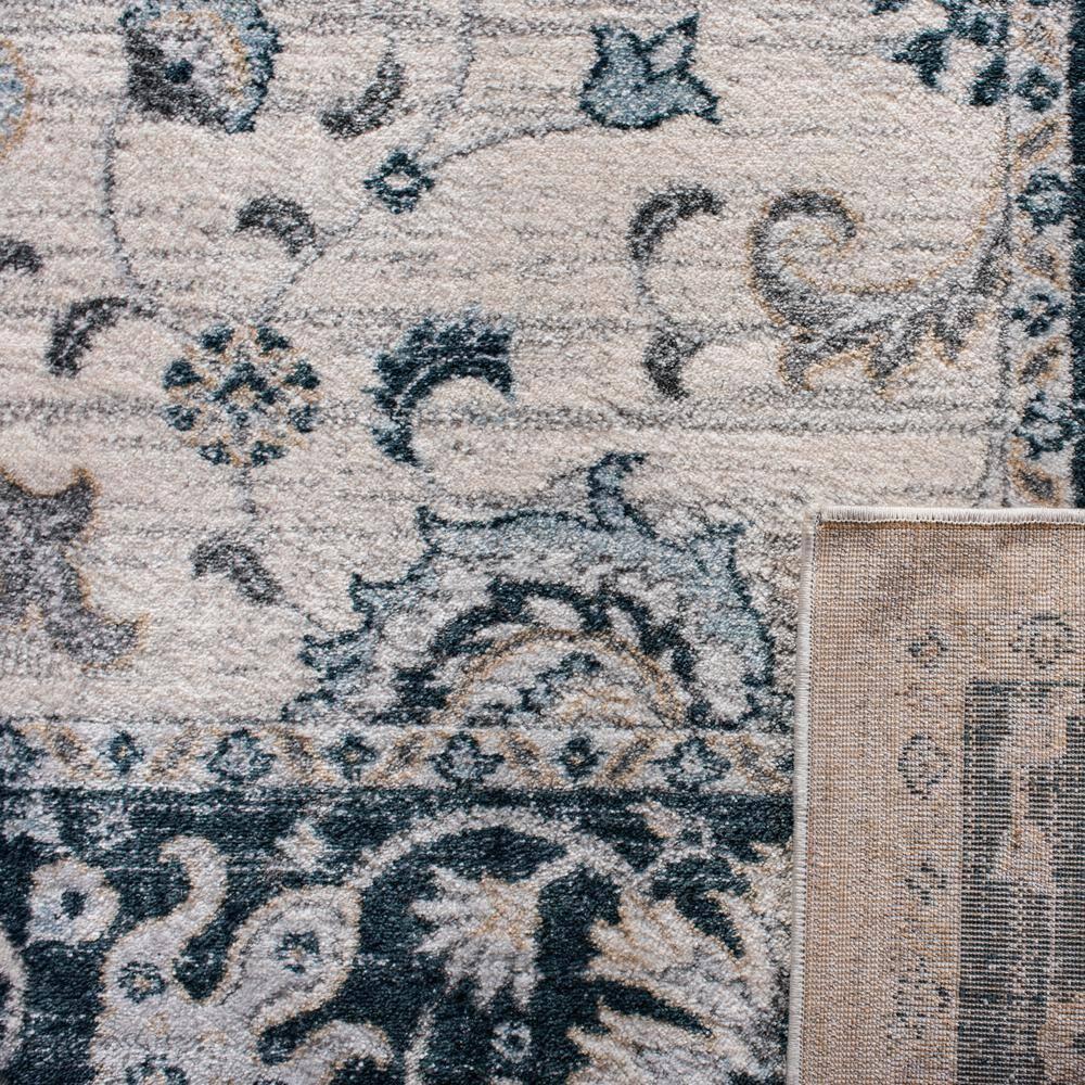 Isabella ISA940 Power Loomed Area Rug - Cream/Navy - 5'3"x7'6" - Safavieh.