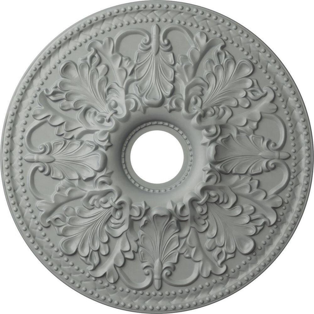 Ekena Millwork 23 7/8"OD x 4"ID x 2 1/8"P Ashley Ceiling Medallion (Fits Canopies up to 4 3/4")