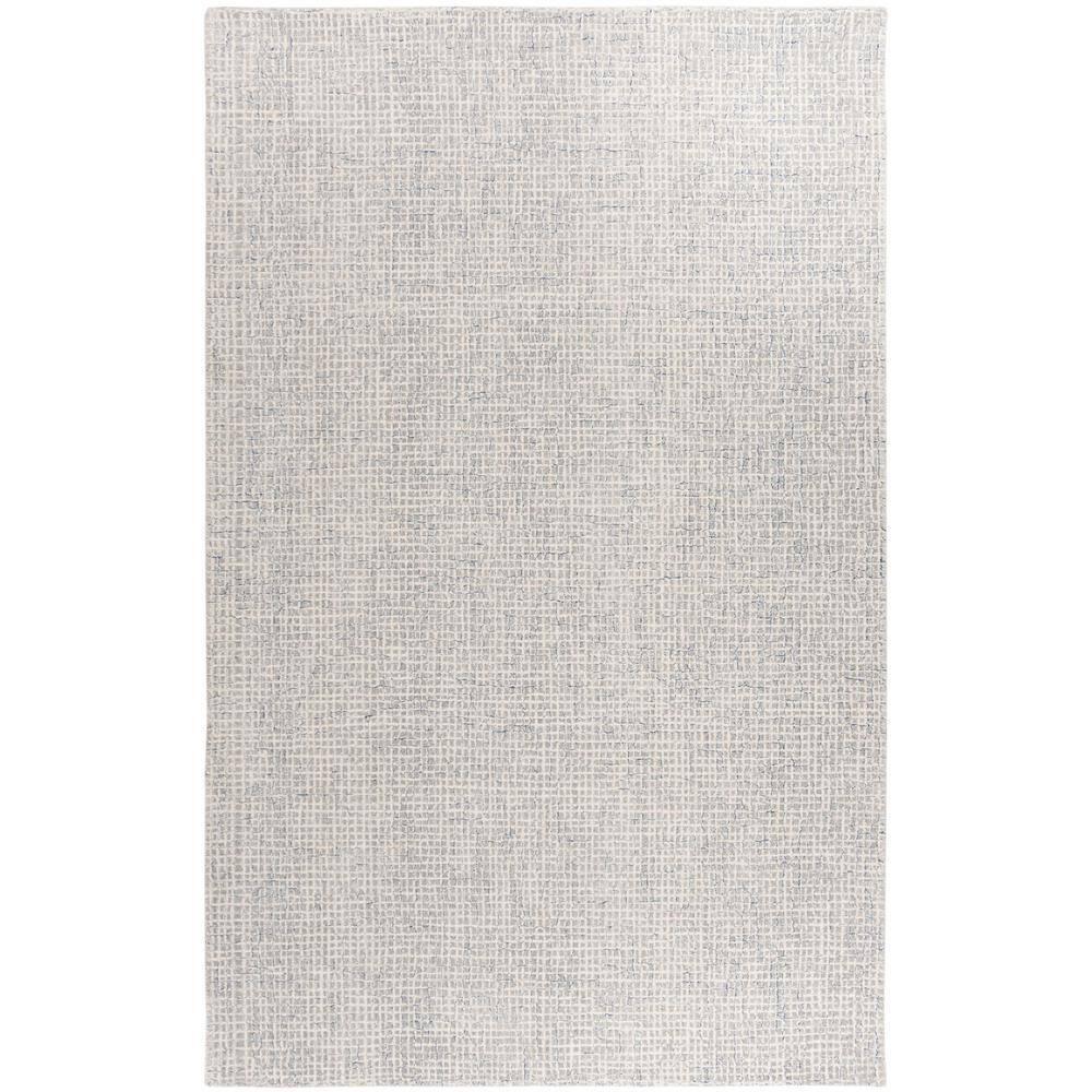 Abstract ABT469 Hand Tufted Area Rug - Silver/Blue - 8'x10' - Safavieh.