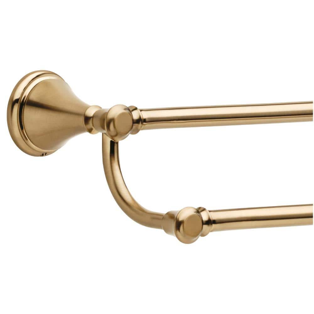 Cassidy 24 in. Wall Mount Double Towel Bar Bath Hardware Accessory