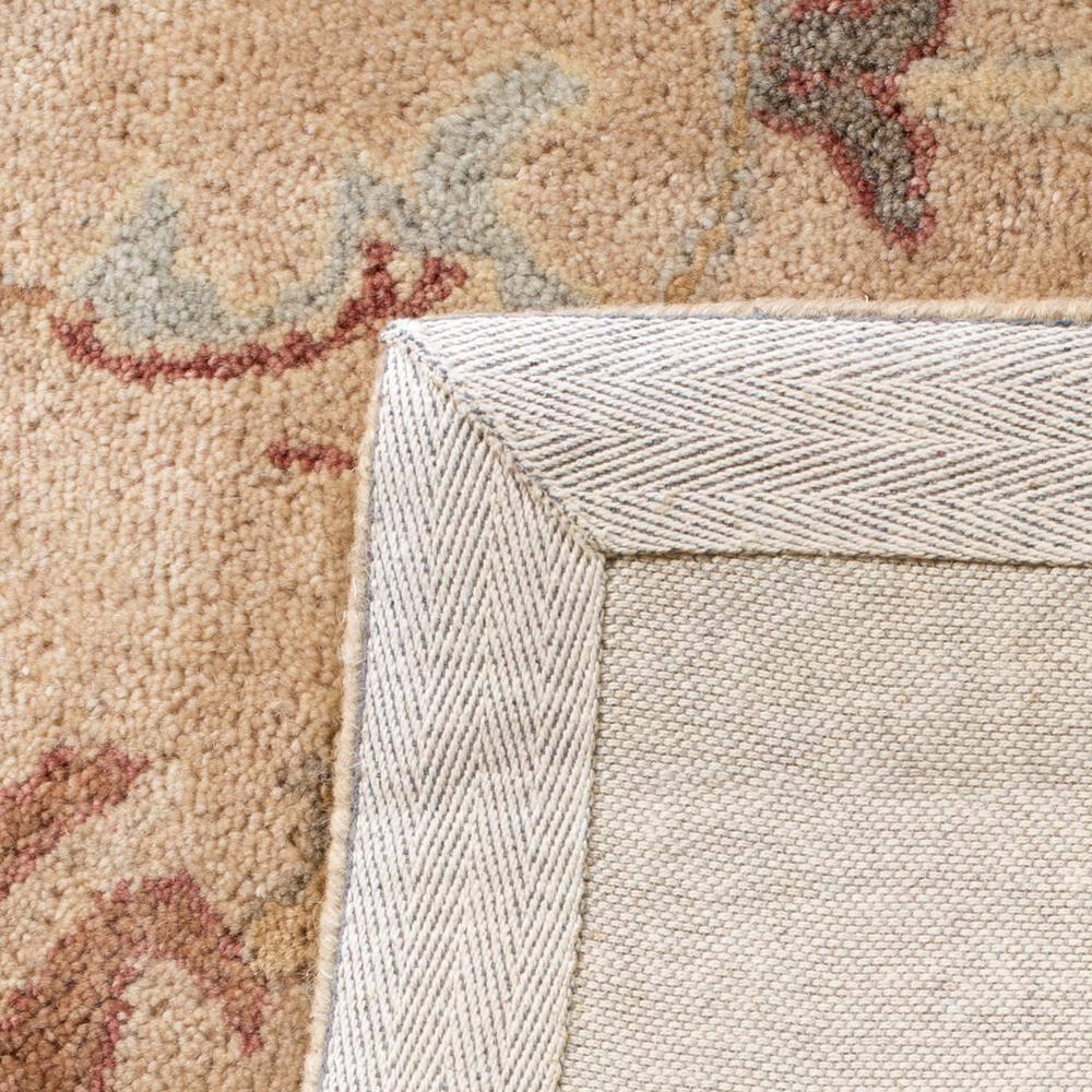 SAFAVIEH Bergama Bradford Traditional Wool Area Rug, Taupe/Ivory, 5' x 8'