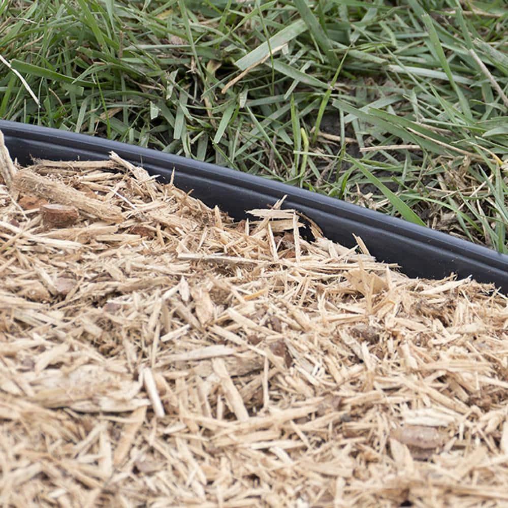 EasyFlex Heavy Duty No-Dig Landscape Edging - 50' Kit, Gray