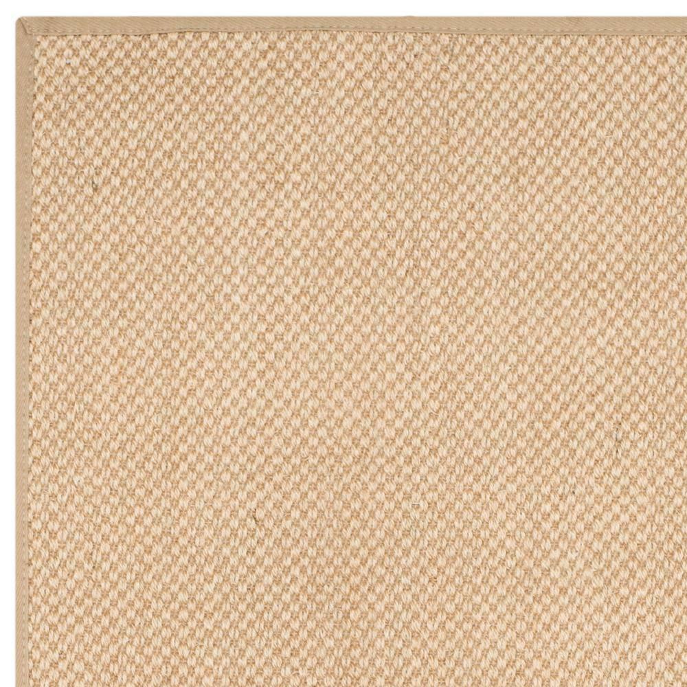 Natural Fiber NF141 Power Loomed Indoor Runner Rug - Maize/Linen - 2'6"x10' - Safavieh.