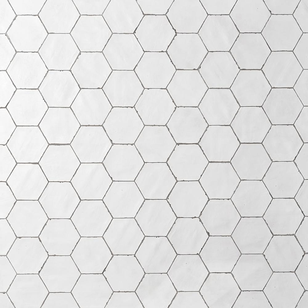 Bond Tile Palo Alto Hex 6" Hexagon Handmade Look Porcelain Floor and Wall Tile (5.38 Sq. Ft. / Case)