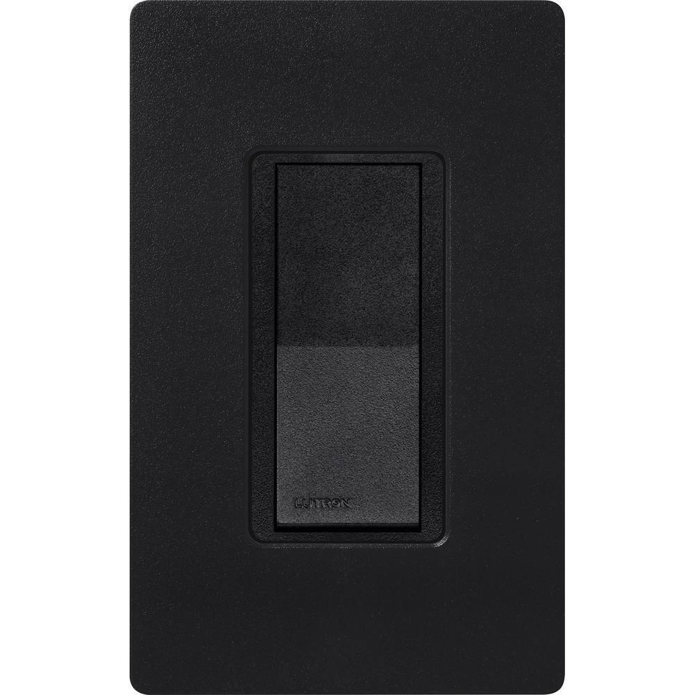 Lutron Claro Satin Colors 15 Amp 4-Way Switch, SC-4PS-MN, Midnight
