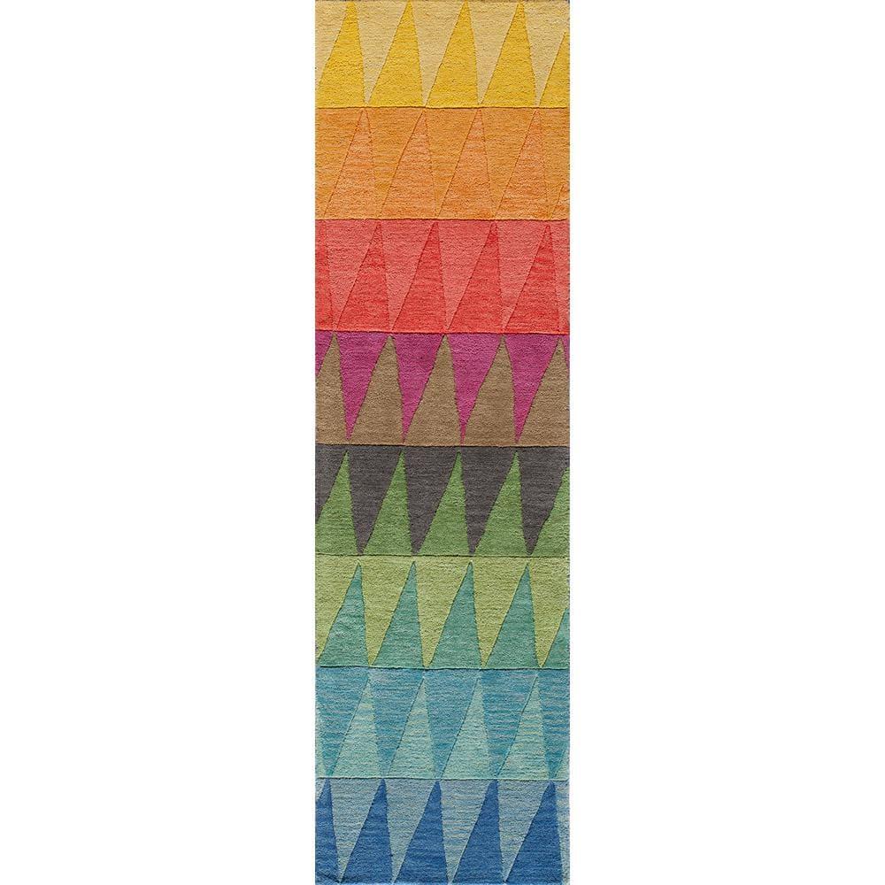 Momeni Rugs Delhi Collection Area Rug, 2'3" x 8' - Runner, Multicolor Red