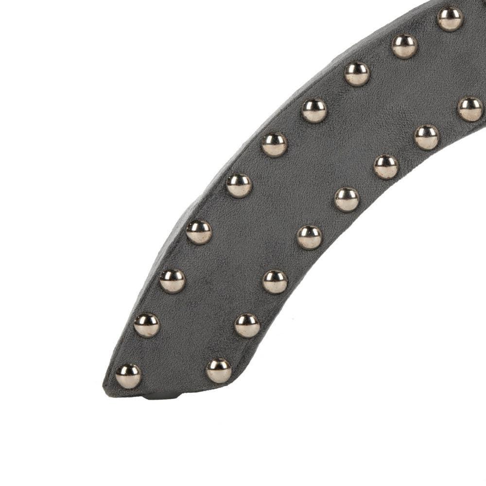 Mystic Ottoman with Silver Nail Heads - Grey - Safavieh