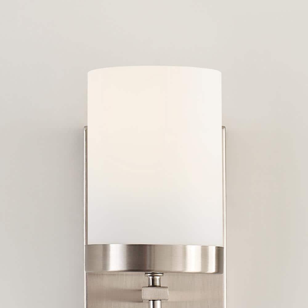4190301EN3-962 One Light Wall/Bath Sconce, Brushed Nickel