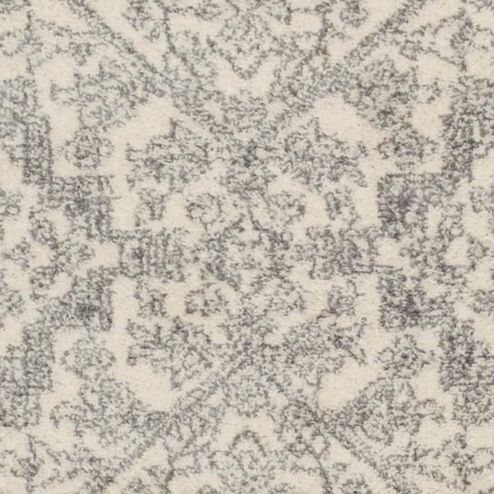 Adirondack ADR108 Power Loomed Runner Rug - Ivory/Silver - 2'6"x12' - Safavieh.