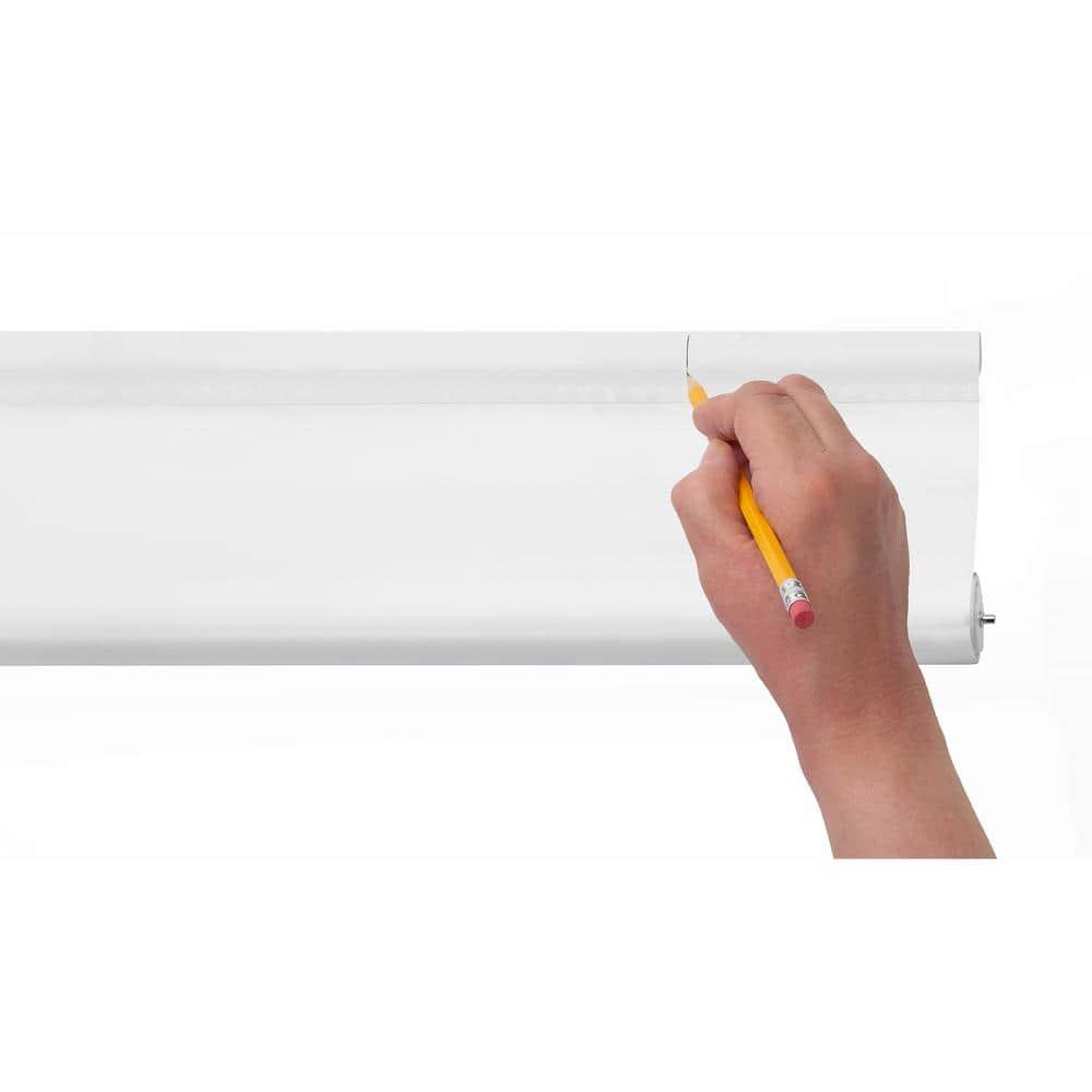 Achim Tear Down Indoor Cordless Vinyl Room Darkening Roller Window Shade, 72 x 37, Ivory Beige