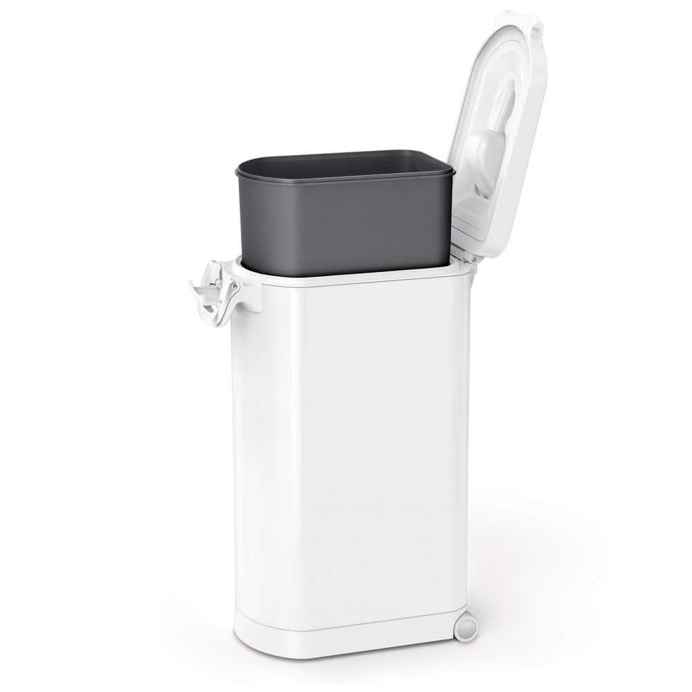 simplehuman Pet Food Storage Container Stainless Steel for Dog Food, Cat Food, and Bird Feed