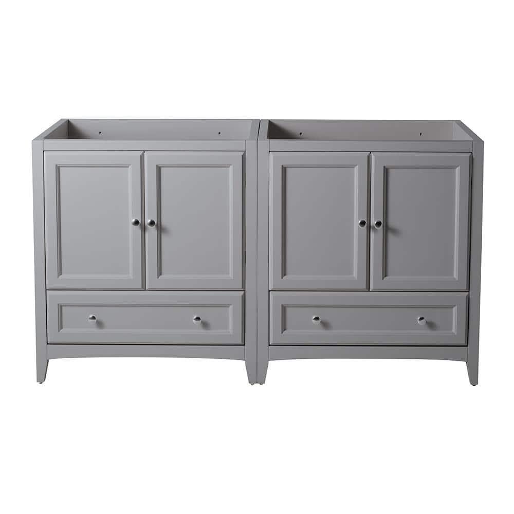 Fresca Oxford 59" Free-Standing Double Sink Bathroom Vanity Base Only