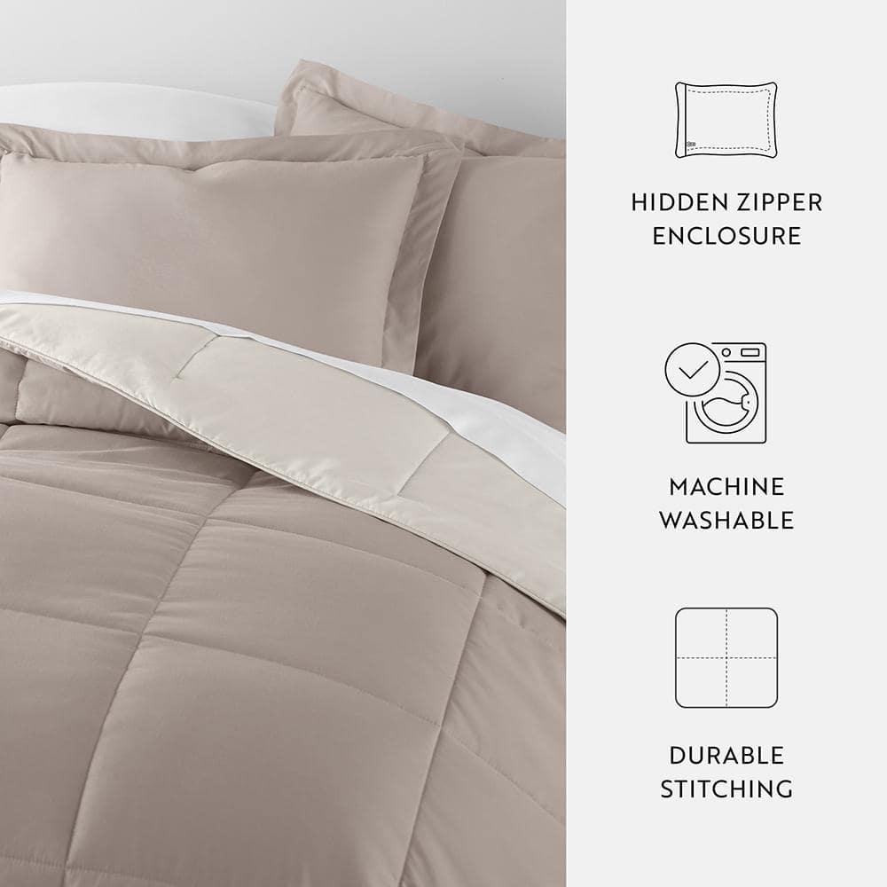 Becky Cameron Reversible Down-Alternative Comforter Bedding Set