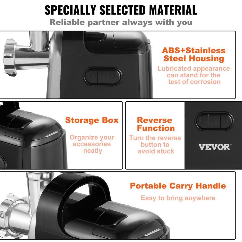 VEVOR VEVOR Stainless Steel Electric Meat Grinder