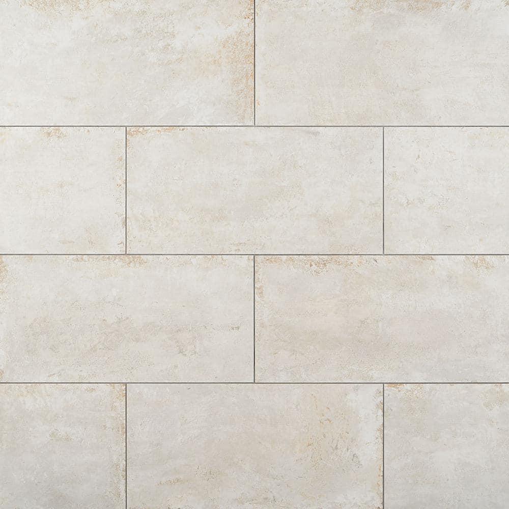 Mantis 11.81 in. x 23.62 in. Matte Porcelain Concrete Look Floor and Wall Tile (13.55 Sq. Ft./Case)