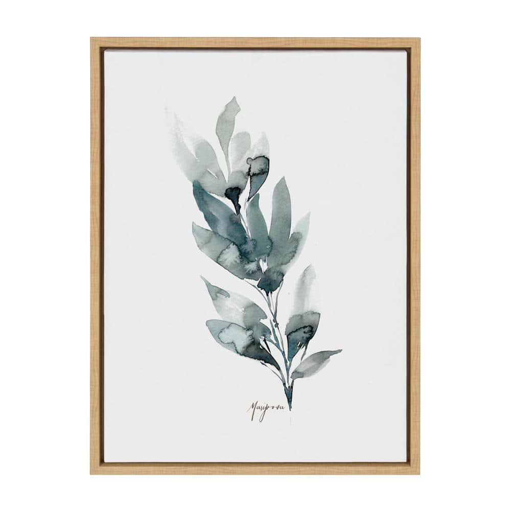 18" x 24" Sylvie Wild Mariposa by Sara Berrenson Framed Wall Canvas Natural - Kate & Laurel All Things Decor