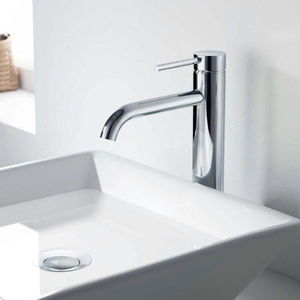 Circular Vessel Sink Faucet Single-handle Bathroom Faucet