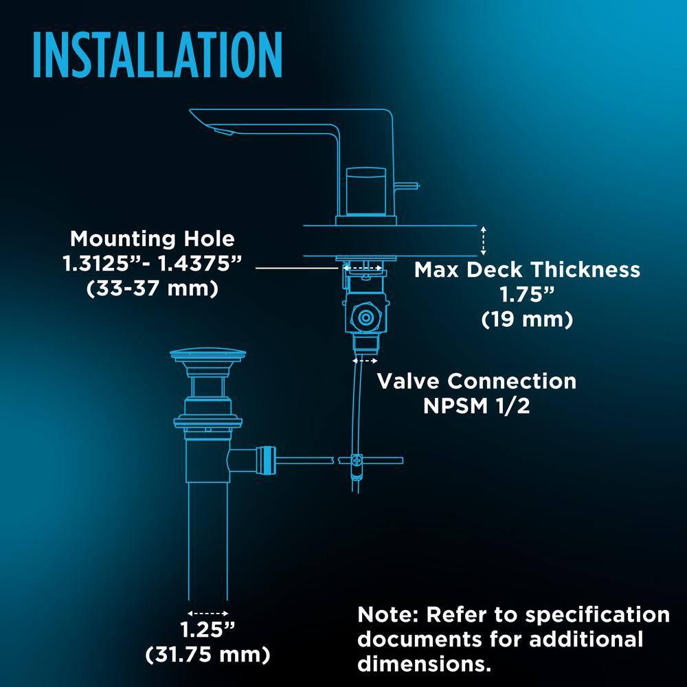 TOTO TLG01201U#CP Double Handle Bathroom Faucet with Drain Assembly