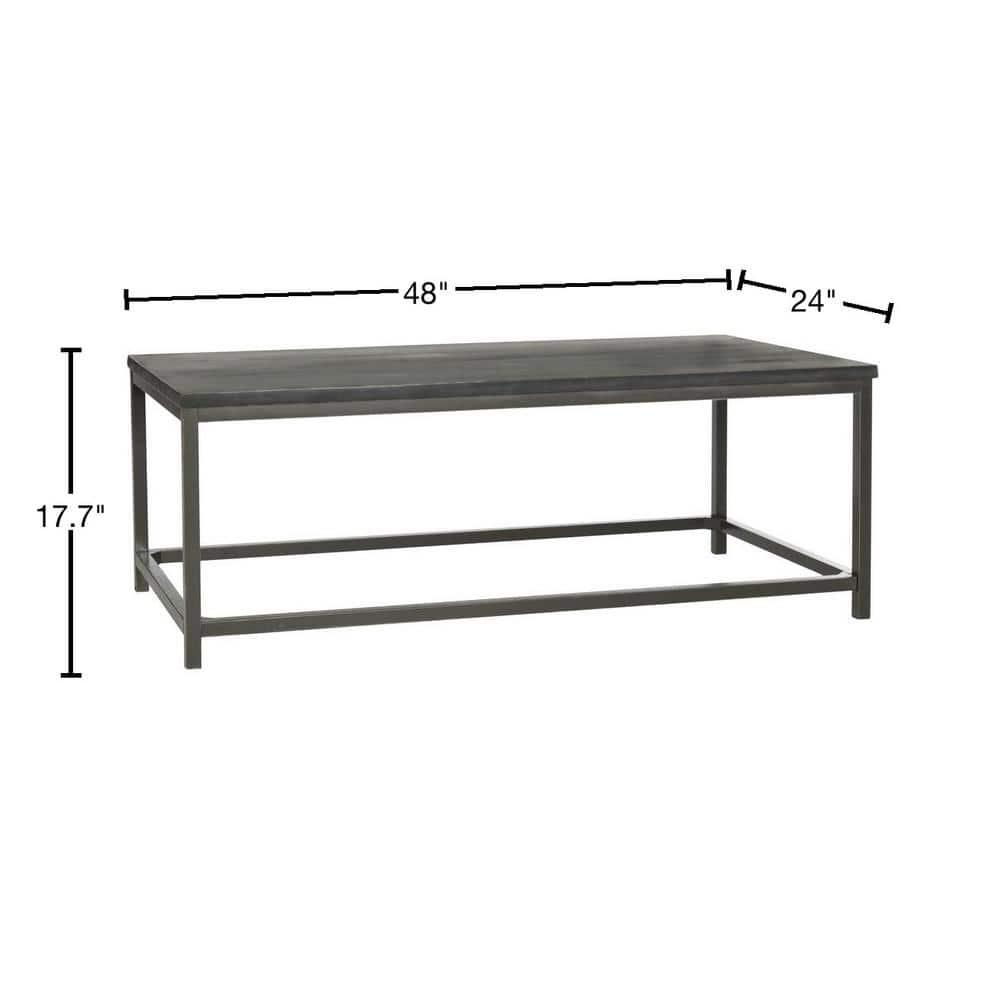 Williston Forge Auton Solid Wood Top Coffee Table