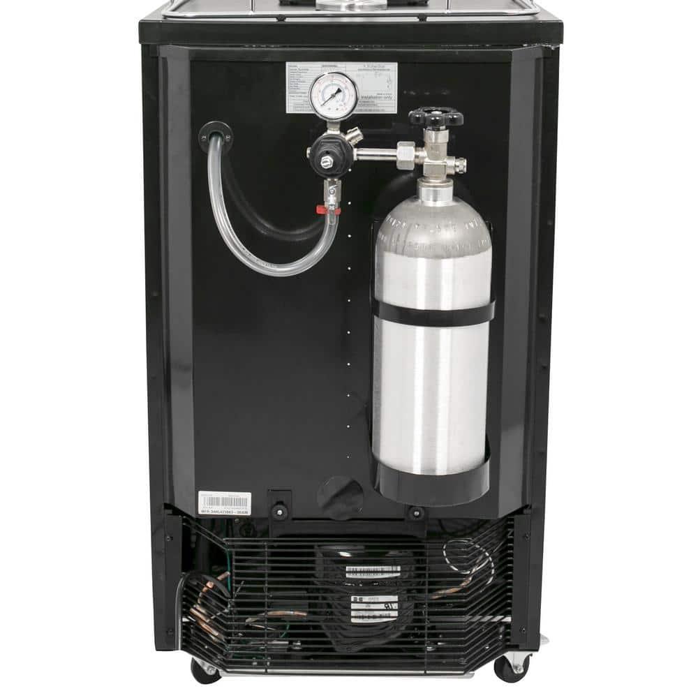 EdgeStar EdgeStar 4.9 Cubic Feet Single Tap Freestanding Kegerator with Adjustable Temperature