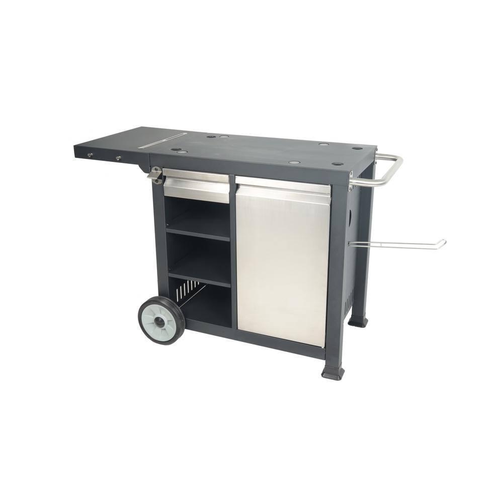 Razor Universal Rolling Prep Cart for Portable Outdoor Griddle and Grills