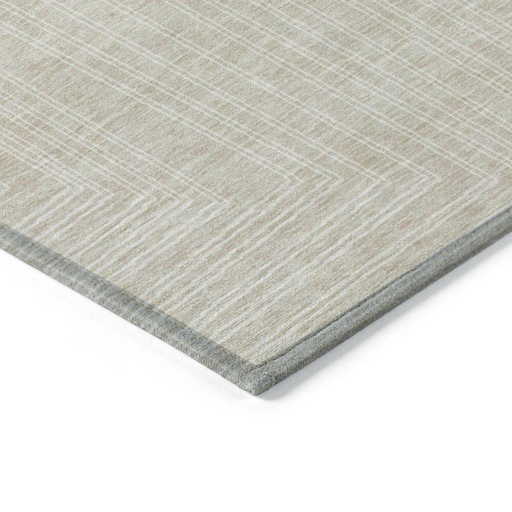 Machine Washable Indoor/Outdoor Chayden ACN1045 Beige Rug
