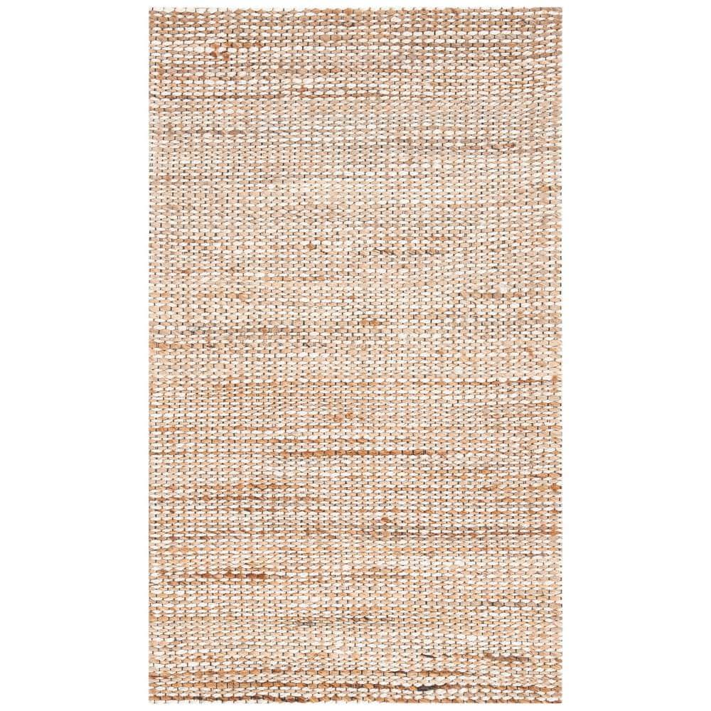 Marbella MRB303 Hand Loomed Indoor Accent Rug - Natural/Ivory - 3'x5' - Safavieh