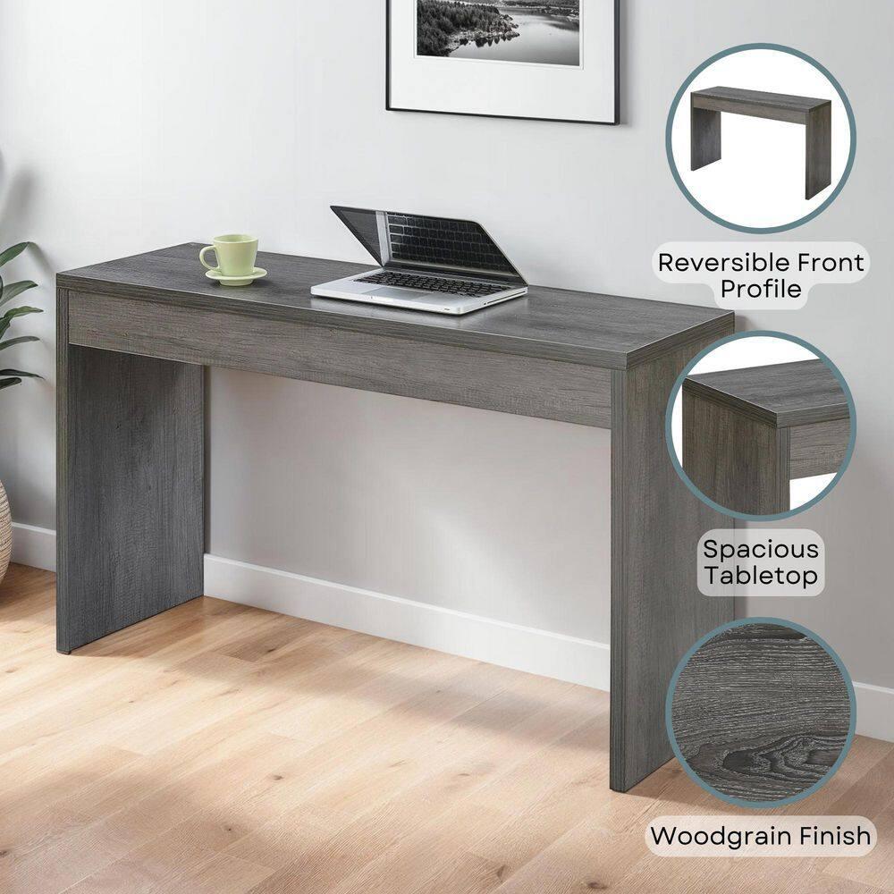 Convenience Concepts Northfield Hall Console Desk Table/Desk, Weathered Gray