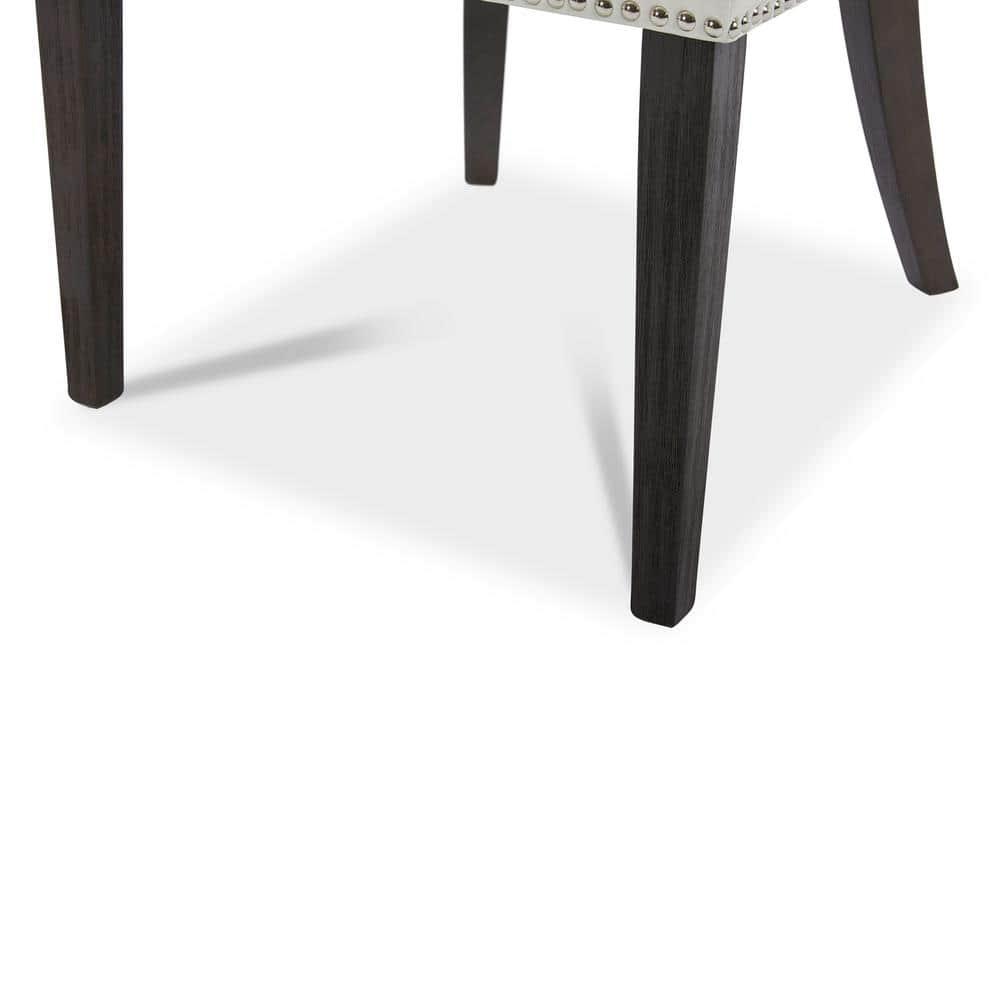 Lester 19"H Dining Chair (Set of 2) - White- Safavieh