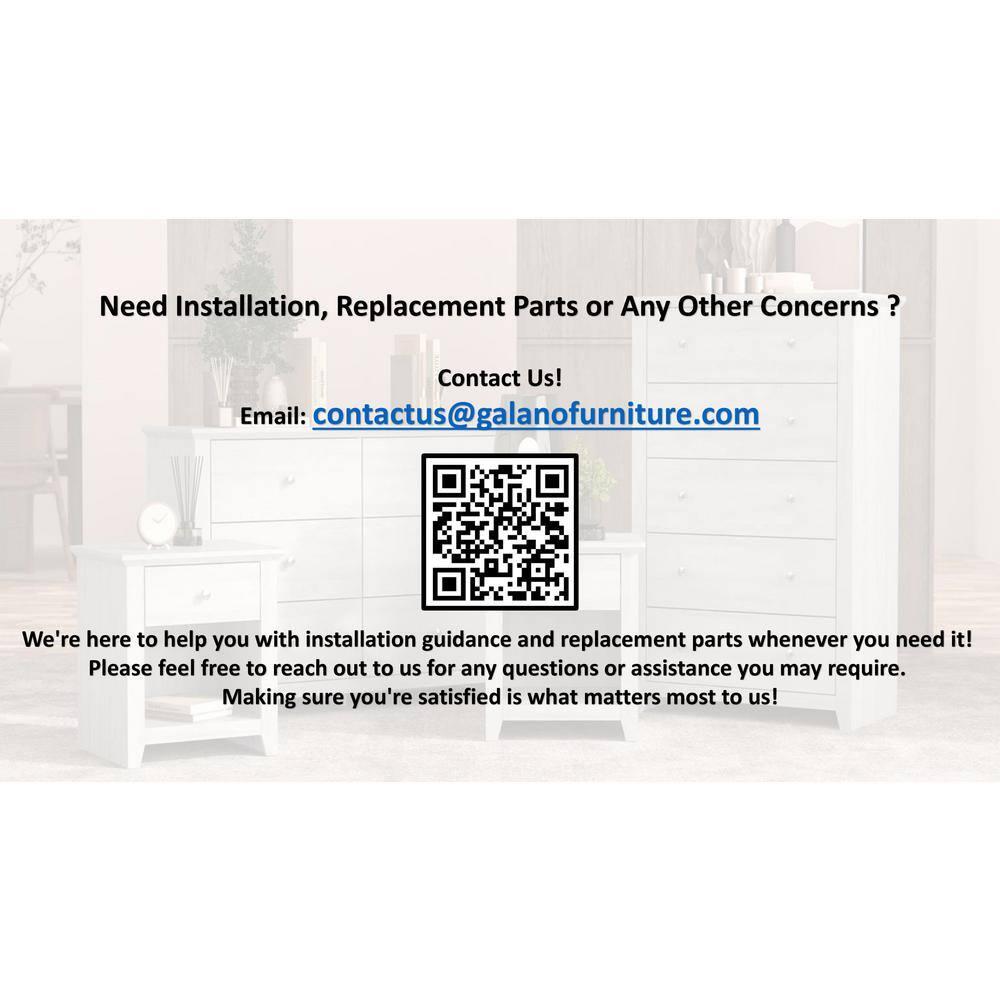 Galano Heron Ivory and Knotty Oak Wood 59.1in. 4 Door Wide Sideboard with Adjustable Shelves and Drawers Galano