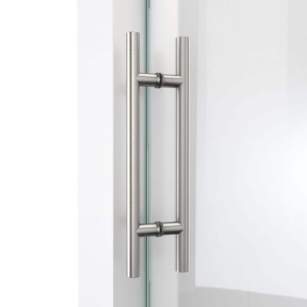 DreamLine 72.38" W x 34.5" D x 76" H Frameless Rectangle Sliding Shower Enclosure SE6172F340VDX07