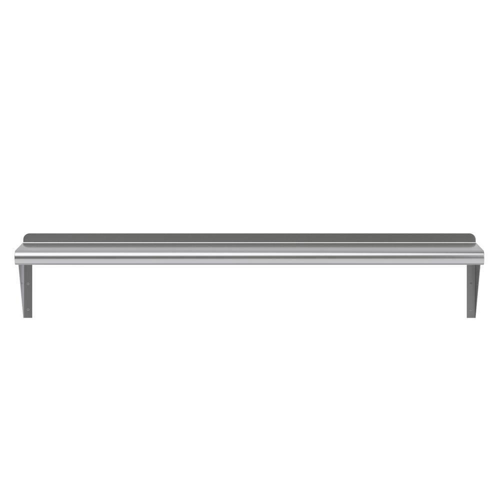 AmGood 10 in. x 48 in. Stainless Steel Wall Shelf | NSF Certified | Appliance & Equipment Metal Shelving | Kitchen, Restaurant, Garage, Laundry, Utility Room