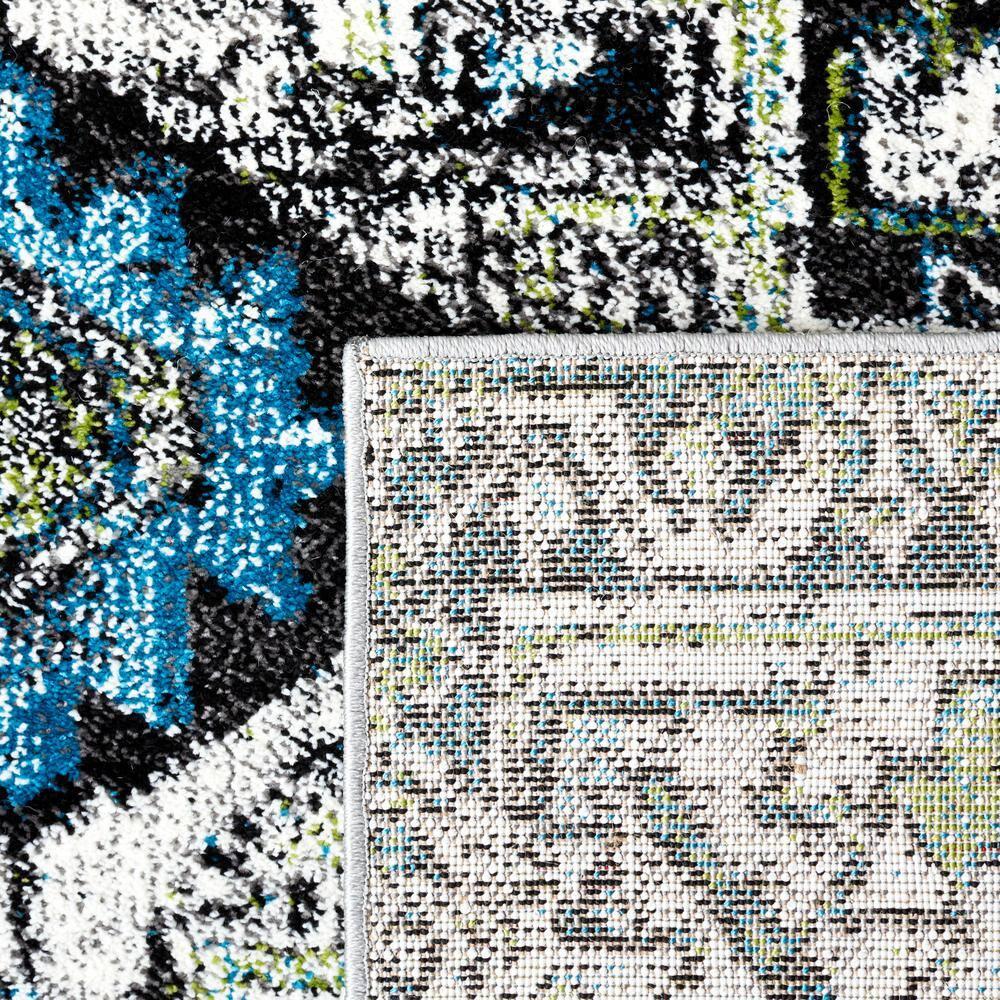 Vintage Hamadan VTH211 Power Loomed Indoor Area Rug - Dark Grey/Ivory - 4'x6' - Safavieh