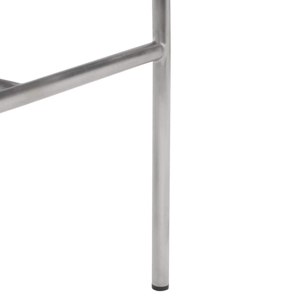 Olenna Woven Counter Stool - BST3011 - White/Silver - Safavieh