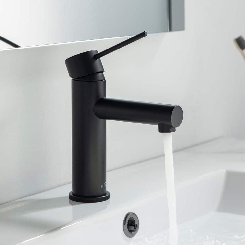 Kibi Circular X Single Handle Bathroom Vanity Sink Faucet