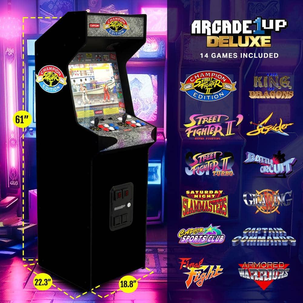 Arcade 1Up Arcade1Up Street Fighter II CE HS-5 Deluxe 5ft Stand-Up Cabinet Arcade Machine