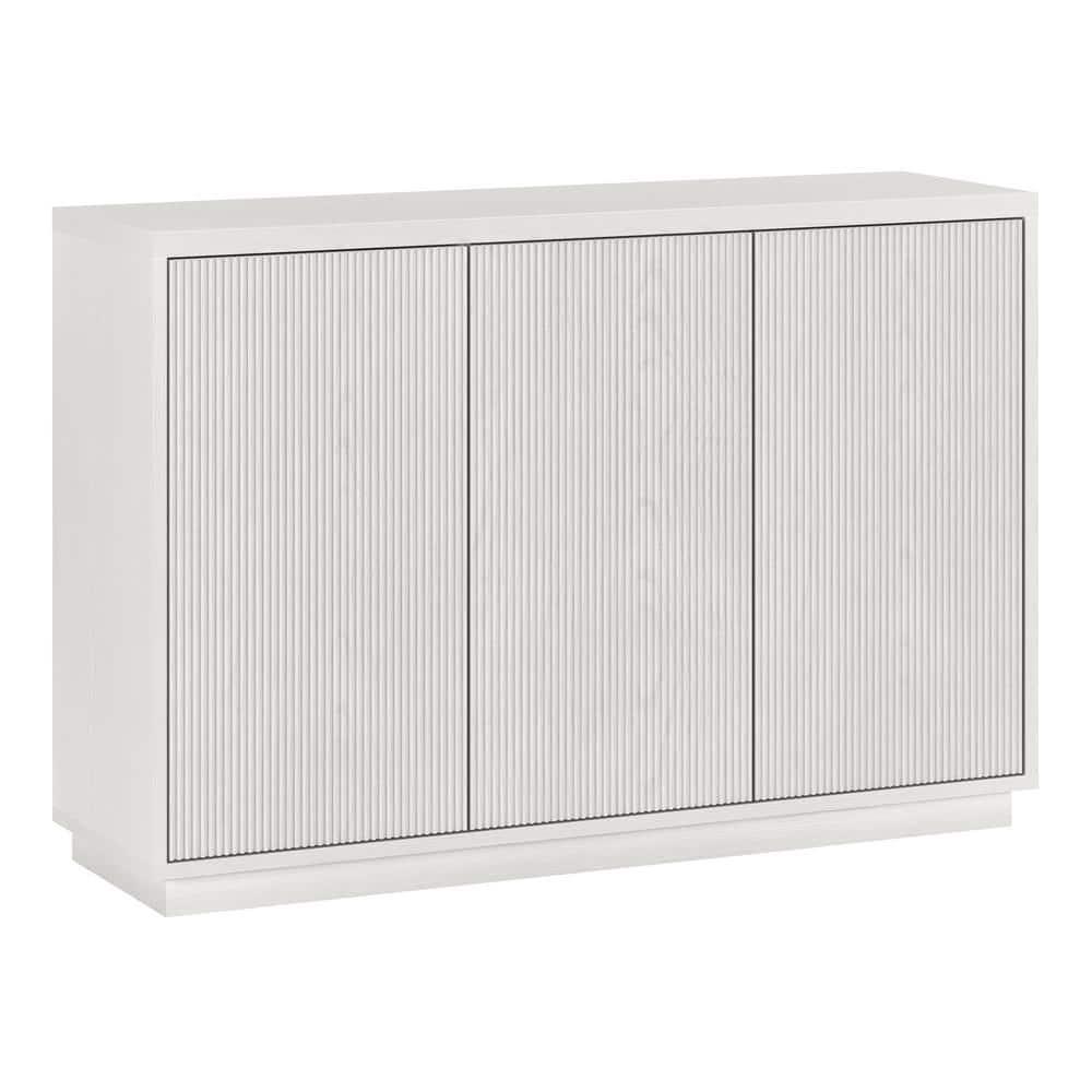 Henn&Hart 47.5" White MDF Buffet Table